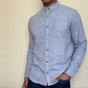 Wallin & Bros Textured Grey Button-Down